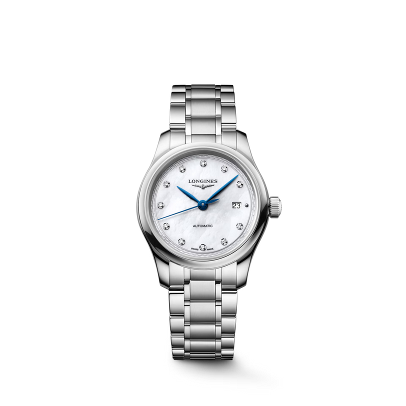 Master | 30mm, Stainless Steel, White mother-of-pearl Dial,  Womens Watch