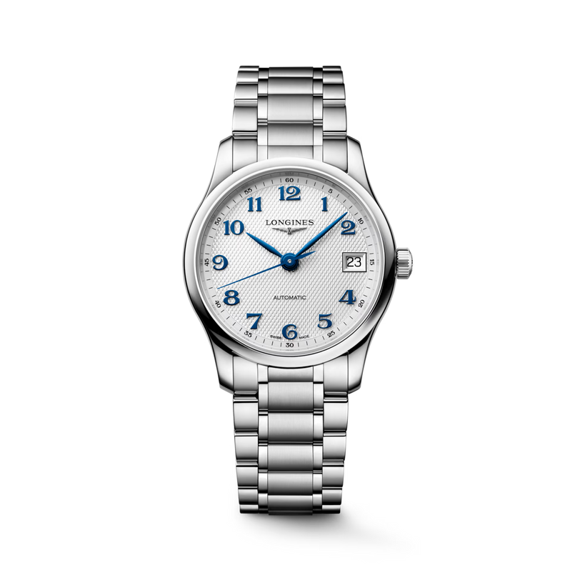 Master | 34mm, Stainless Steel, Silver "barleycorn" Dial, Womens Watch